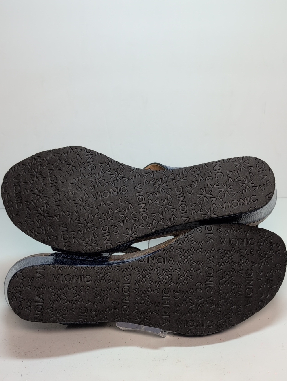 Vionic Natasia wedge strappy blue sandals womans size 9 EU 40 - Picture 10 of 16